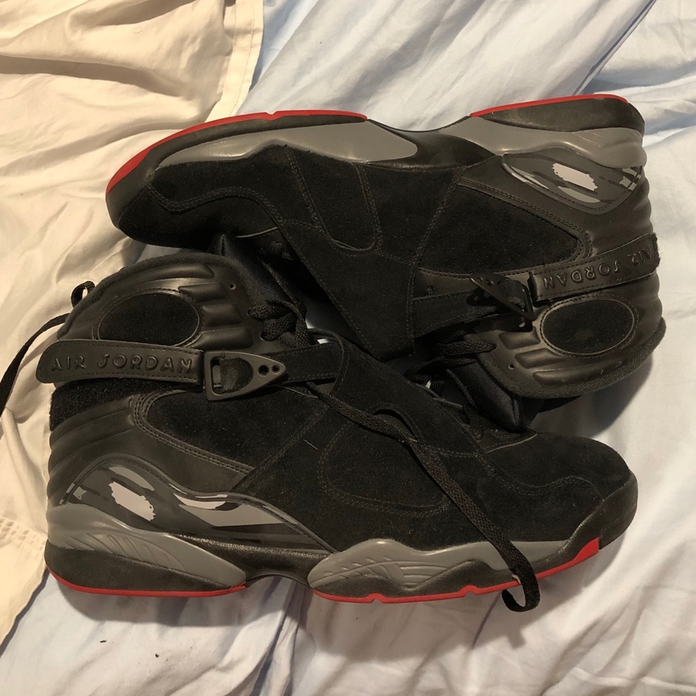 Jordan 8 Retro sneakers, size 15